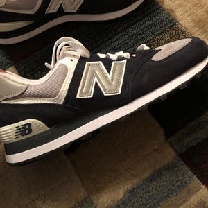 New Balance Navy Blue 574 Classics